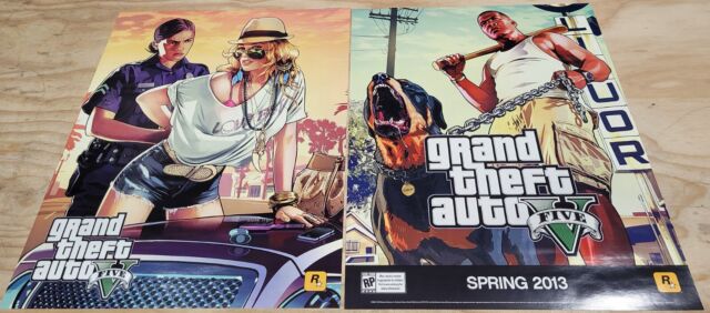 Poster Cartaz Jogo Grand Theft Auto V Gta 5 H - Pop Arte Poster