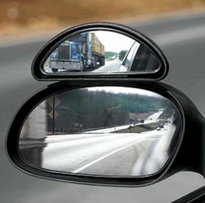 2x Adjustable Blind Spot Mirrors Wing Car Driving Safety Clamp Wide Angle Towing - Picture 1 of 2