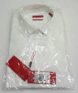 Hugo Boss C-Mabel Sharp Fit White Long Sleeved Mens Dress Shirt 16.5R  34/35