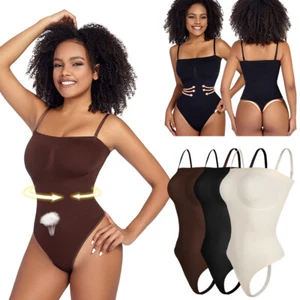 Shapewear Bodysuits for Women Tummy Control Body Shaper Tank Top Slimming Thong - Picture 1 of 20