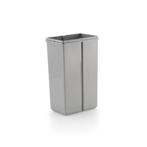 WESCO recogedor de residuos recipiente de repuesto aluminio gris 10 litros 360 x 150 x 225 mm HxAxP - Imagen 1 de 2