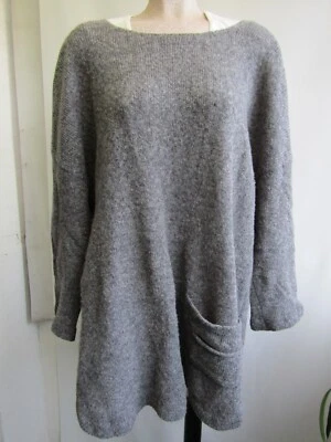 Grizas Designer Pullover, Grau, 80%Wolle, Top, Gr. 2XL - Bild 1 von 4