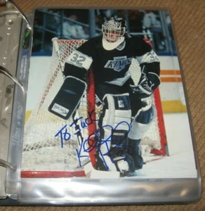 Kelly Hrudey Signed 8x10 Photo Los Angeles Kings - Picture 1 of 2