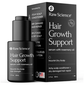 Biotin Keratin Rosemary Oil for Hair Growth Serum with Caffeine Coconut Avocado - Picture 1 of 8