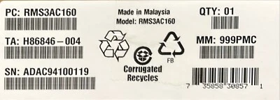 Intel RMS3AC160 Integrated RAID Module 12Gb/s 16 internal port SAS/SATA OPEN BOX - Image 1 of 2