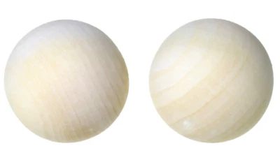 30 Holzperlen 20mm (2cm) Natur Rund ohne Loch Bohrung Holzkugeln Kugeln basteln - Bild 1 von 4