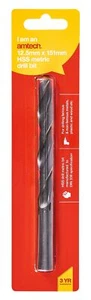 Hss Metric Drill Bits 12.5Mm X 151Mm Sheet Metal Plastic Wood Single Flute 118° - Picture 1 of 2