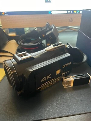 ORDRO DIGITAL CAMCORDER - HDR-AC3 WITH .39X WIDE ANGLE LENS/ IMAGE STABILIZATION - Image 1 of 2