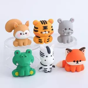 Forest Animal Cake Topper Tropical Jungle Safari Lion Monkey Giraffe C2 D3P7 - Picture 1 of 27
