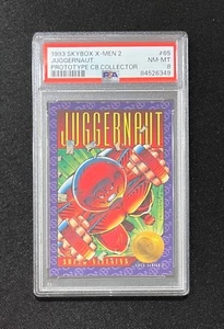 1993 MARVEL IMPEL X-MEN JUGGERNAUT NO NUMBER PROTOTYPE PROMO COMIC CARD PSA 8 - Picture 1 of 4