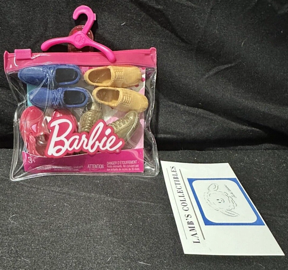2020 Barbie Ken’s 4 Pairs of Shoes Bag GWF12