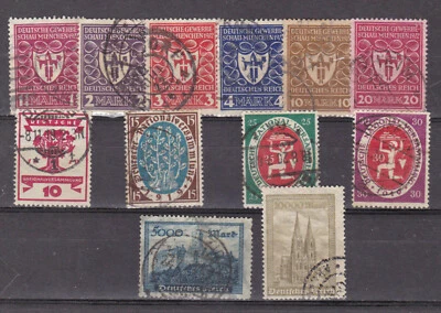[germany]1919/23 three sets,used, $35.85        s2478 - Image 1 of 3