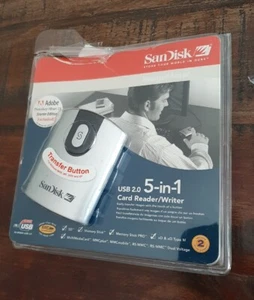 SanDisk ImageMate USB 2.0  5-in-1 Card Reader/Writer Compact SDDR-99-A15 - Picture 1 of 2