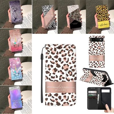 Funda tipo billetera de cuero personalizada con impresión para Google Pixel 8A 8 Pro 7A 6A 5A Foto 1 de 4