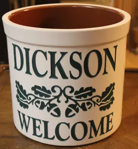 Vintage Robinson Ransbottom Crock Blue Crown Stoneware 2 Gallon Advertising USA - Picture 1 of 19