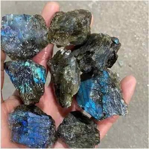 3PCS AAA+ Raw Labradorite Stone Natural High Energy Healing Crystal Gift - Bild 1 von 4