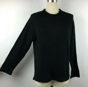 Carolyn Taylor for By Design Knit Sweater Size S Long Sleeve Black Acrylic Blend - Picture 1 of 12