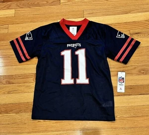 NWT Youth Large 12/14 Patriots Jersey 11 Julian Edelman - Picture 1 of 4
