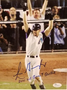 Luis Gonzalez Signed Arizona Diamondbacks 2001 W.S. 8x10 Photo JSA Holo - Picture 1 of 5
