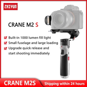 US Zhiyun Crane M2S 3-Axis Gimbal Stabilizer for Action Camera GoPro Smartphones - Picture 1 of 6