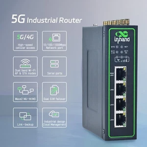 5G Industrial Router VPN Router MU-MIMO Cloud Managed Serie Porte SIM Sbloccato - Bild 1 von 9