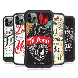 OFFICIAL FRIDA KAHLO TYPOGRAPHY HYBRID CASE FOR APPLE iPHONES PHONES - Picture 1 of 17