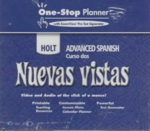 Holt Advanced Spanish: Curso Dos Nuevas Vistas: One-Stop Planner PC MAC CD Test - Picture 1 of 1