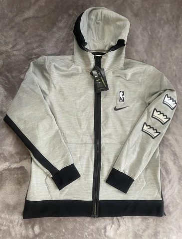 Nike Authentic Sacramento Kings Showtime Zip Up Hoodie Jacket CU0529-063 Size L Cover