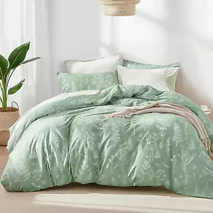 Sage Green Comforter Set Twin - Twin Size Comforter Set Dorm Bedding, 2 Pieces C - Picture 1 of 8