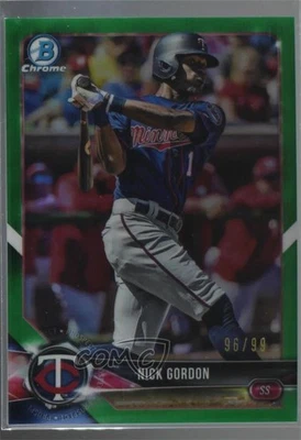 2018 Bowman Draft Chrome Green Refractor /99 Nick Gordon #BDC-74 - Image 1 of 2
