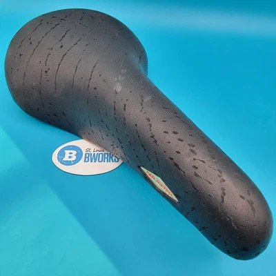 Selle San Marco ROLLS Vintage Road Bike Saddle Leather Made in Italy Vintage  k3 - Image 1 of 4