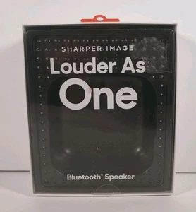 Sharper Image - Louder As One Bluetooth Speaker - Black - Picture 1 of 5