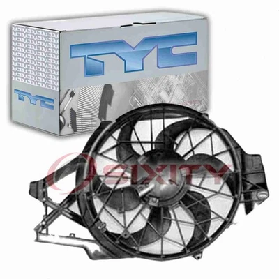 Conjunto de ventilador condensador y radiador doble TYC para Ford Mustang 1999-2004 3,8 L fv Foto 1 de 4