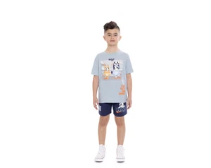 Bluey Boys' Short Sleeve Graphic Tee and Shorts Set, 2-Piece - Picture 1 of 6