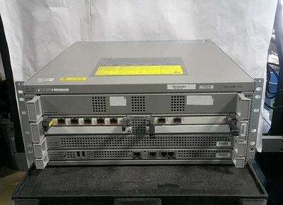 Cisco ASR1004 Router w/ SPA-5X1GE-V2 , SPA-2XOC3-POS And ASR1000-RP1 (B1911) - Image 1 of 4
