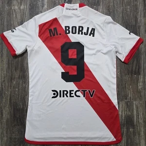 Camiseta de fútbol local Adidas River Plate 2023 Miguel Borja para hombre M Colombia Conmebol - Imagen 1 de 8