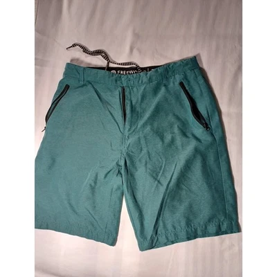 Bañador híbrido FREERWORLD para hombre talla 32 verde azulado frente plano informal Foto 1 de 4