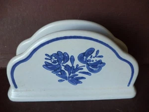 PFALTZGRAFF YORKTOWN BLUE FLORAL NAPKIN HOLDER - Picture 1 of 2