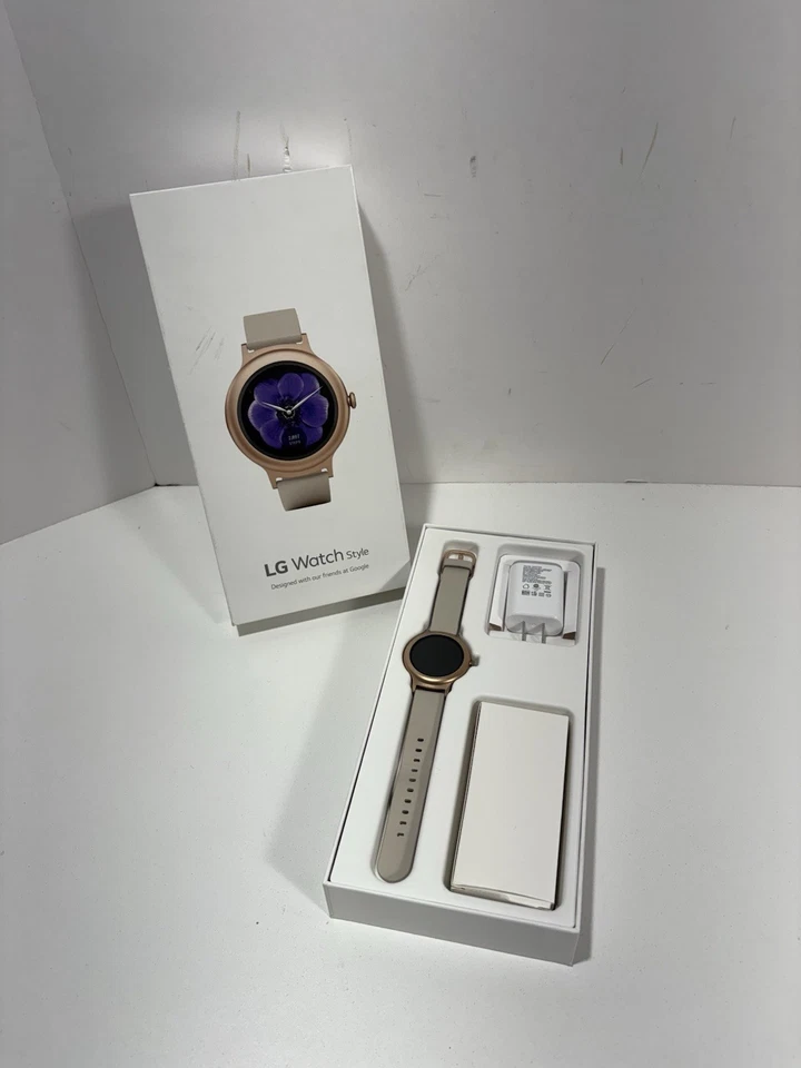 LG Warch Estilo LGW270 Titanio Inteligente con Android Wear Oro Rosa COMO NUEVO Foto 1 de 4