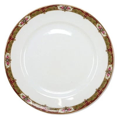 Антикварная обеденная тарелка Tressemanes & Vogt TV Limoges TRV4 8 3/4 дюйма примерно 1890-е - Изображение 1 из 4