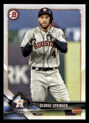 2018 Bowman #14 George Springer Houston Astros - Image 1 of 2
