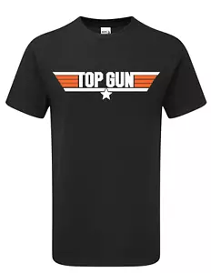 Top Gun T-shirt Tee Top Airplane Movie Unisex MEn's and Women's T-shirt - Picture 1 of 8