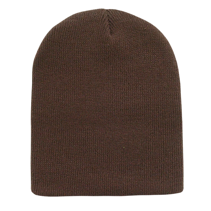 UPS Beanie Short 9" Decky Custom Embroidery Knit Brown United Parcel Service