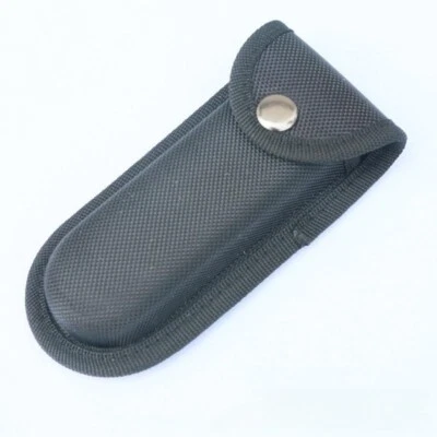 Funda universal de nailon negra para navaja de bolsillo de 5" bolsa de tela Oxford lazo para cinturón Foto 1 de 4
