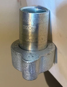 Dixon Boss GFAS11 Plated Iron Hose Fitting, Adapter, 1" NPT Female - Picture 1 of 3