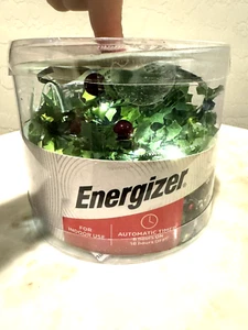 NUEVO Energizer iluminación navideña 9 pies. Guirnalda LED a pilas - Imagen 1 de 9