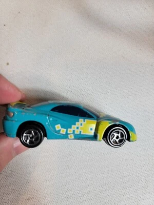 Diecast auto giocattolo vintage vintage blu giallo digitale Strottman International  - Immagine 1 di 4