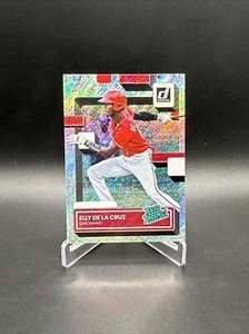 ELLY DE LA CRUZ 🔥 2022 Donruss Silver Rapture Rated Prospect Prizm 🔥 REFRACTOR
