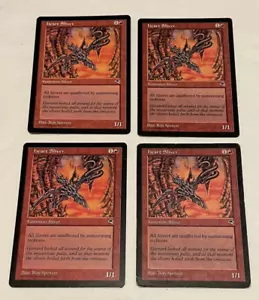 4x Heart Sliver -Tempest - MTG - Magic the Gathering - LP - Picture 1 of 2