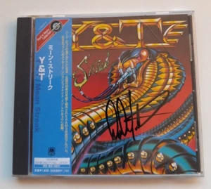 Y & T - Mean Streak SIGNED CD(2002) Japan Remastered Bio Strip A&M UICY-3738 - Picture 1 of 5